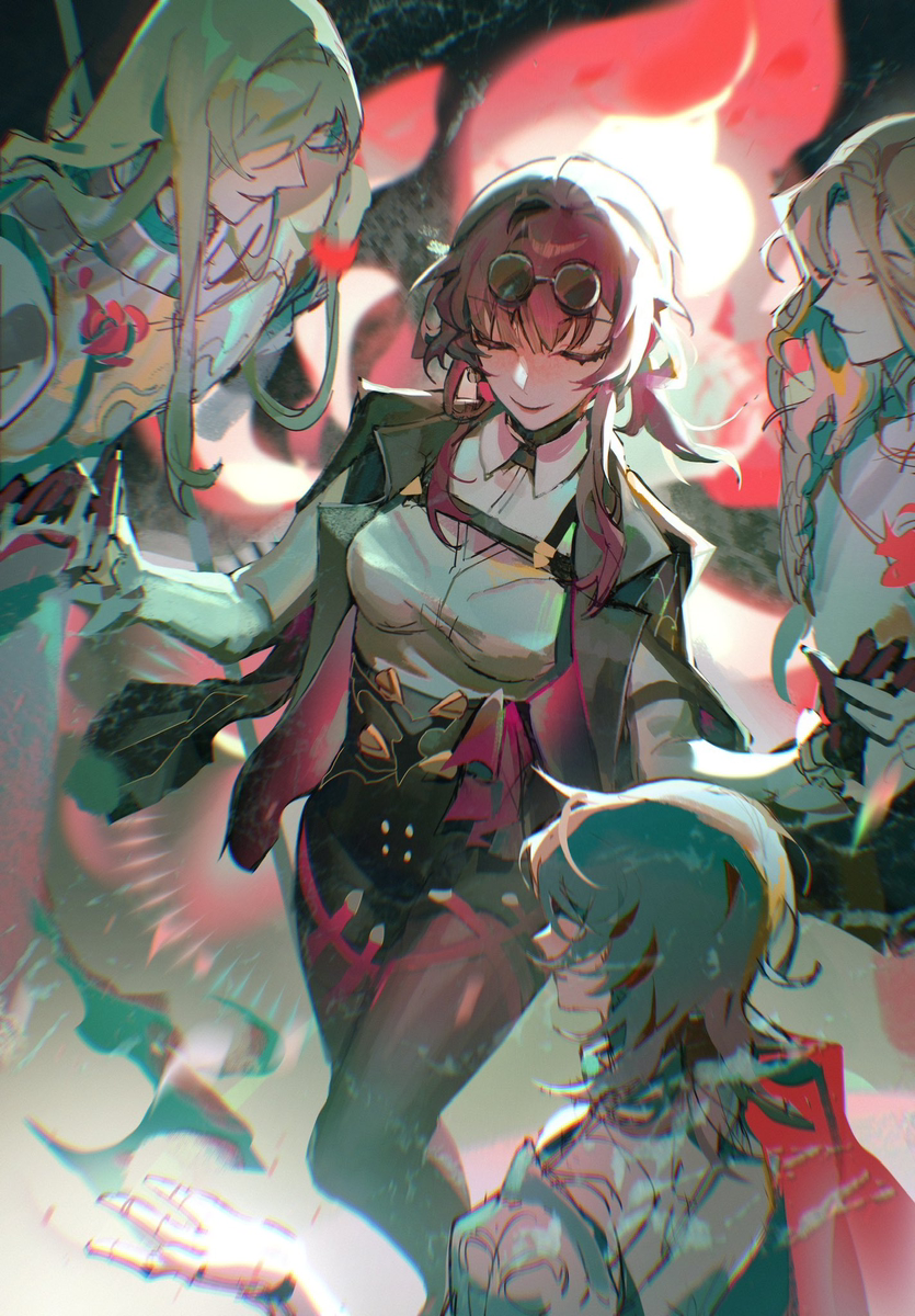 This is a pixiv picture whose title is blossom of love 🌹.