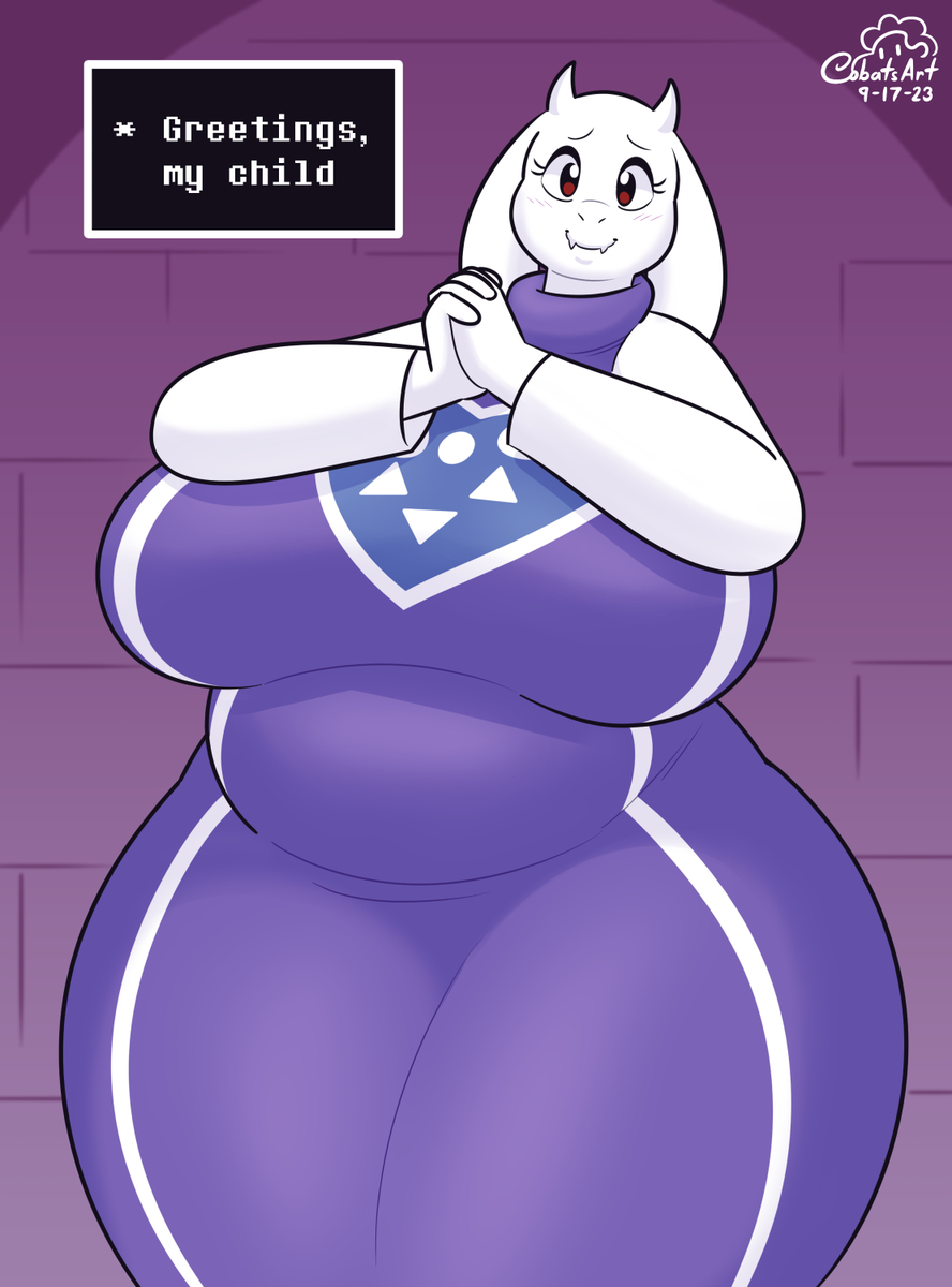 This is a pixiv picture whose title is Toriel.