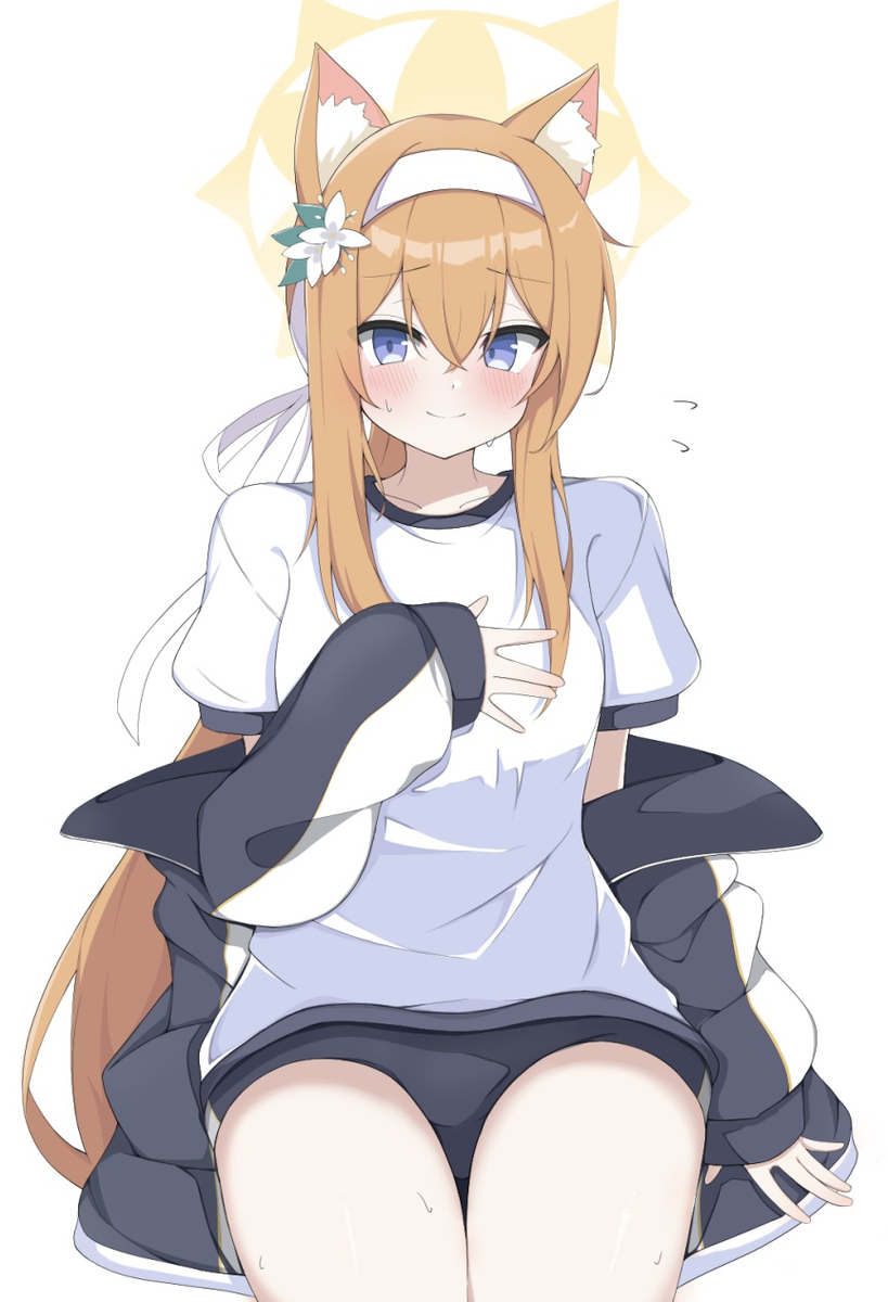 This is a pixiv picture whose title is 体操着マリー.