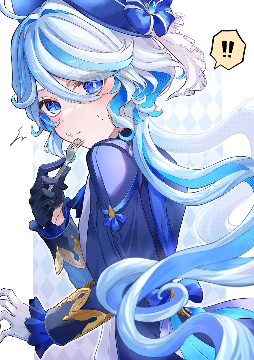This is a pixiv picture whose title is つまみぐいフリーナ.