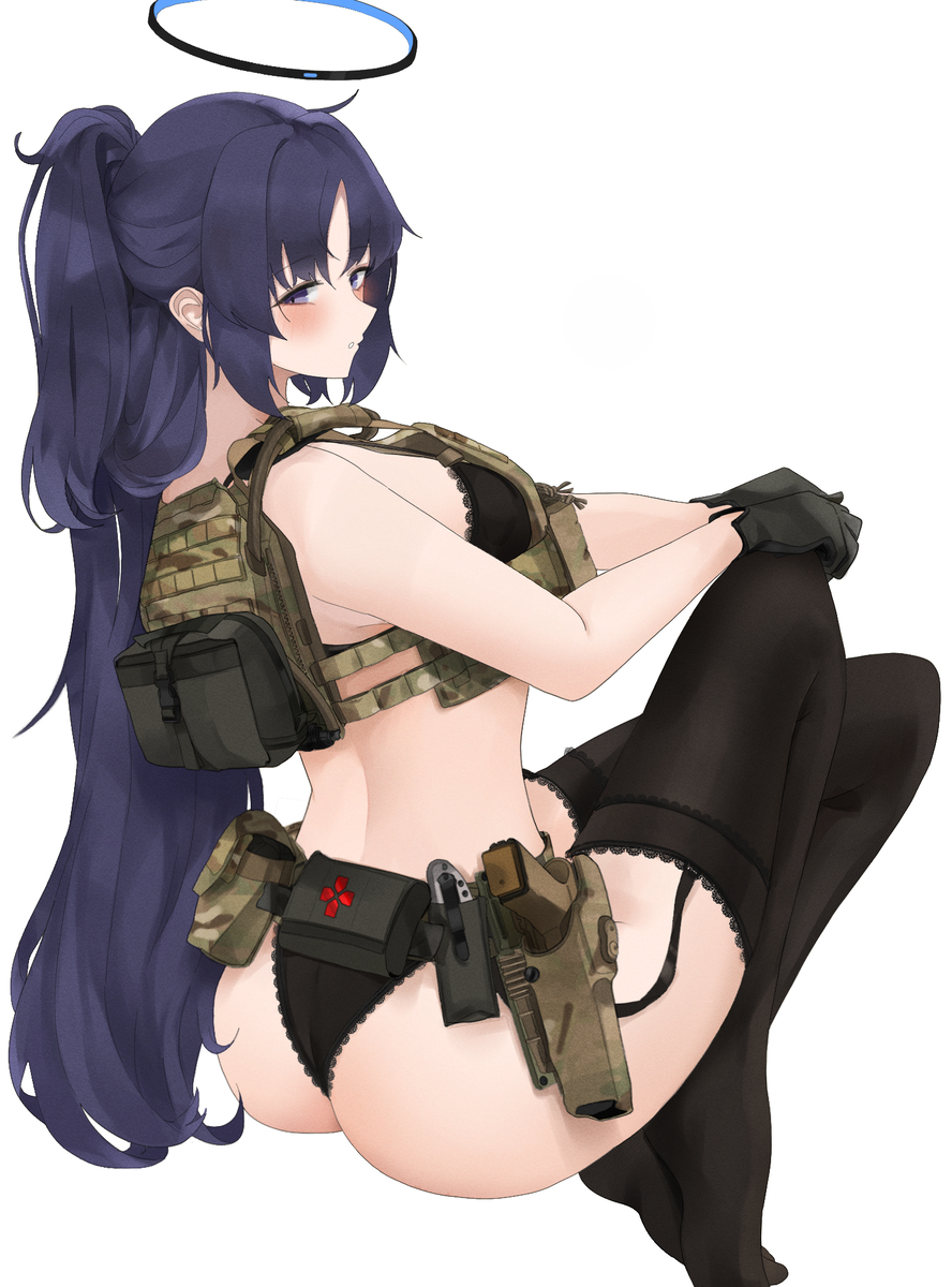 This is a pixiv picture whose title is ユウカ😳.