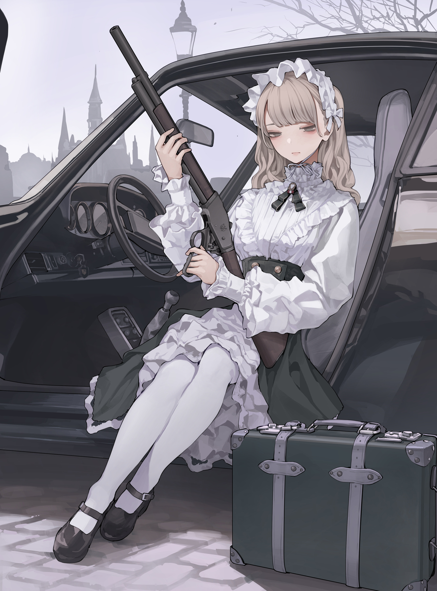 This is a pixiv picture whose title is ManHunting.