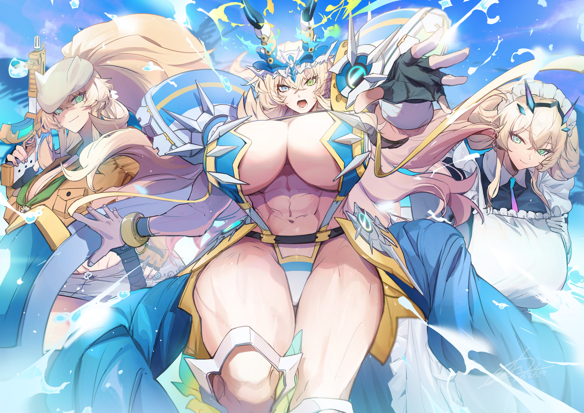 This is a pixiv picture whose title is ☆.