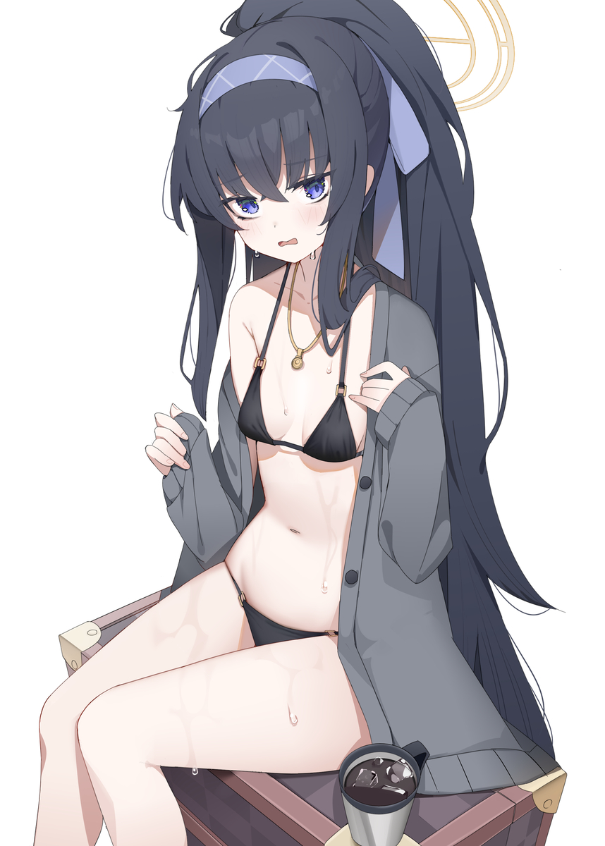 This is a pixiv picture whose title is 水着ウイ.