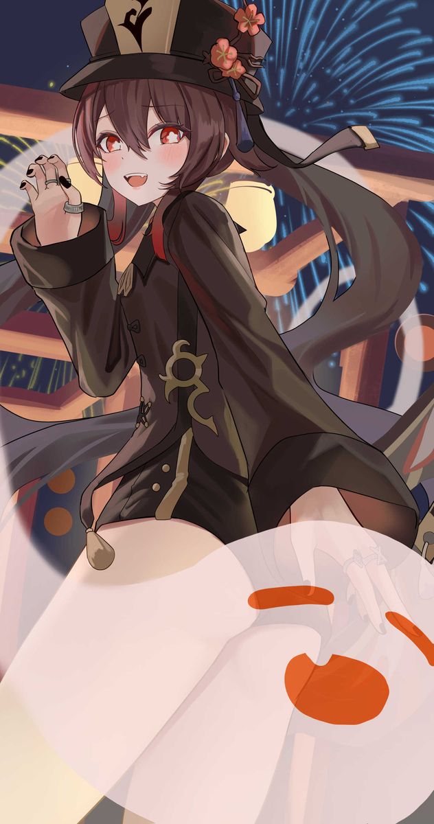 This is a pixiv picture whose title is 胡桃.
