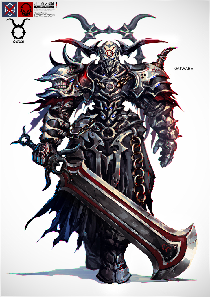 This is a pixiv picture whose title is ♉牡牛座ノ魔神.