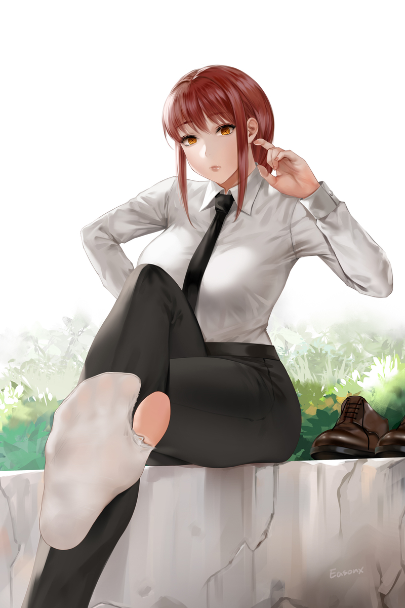 This is a pixiv picture whose title is マキマ.