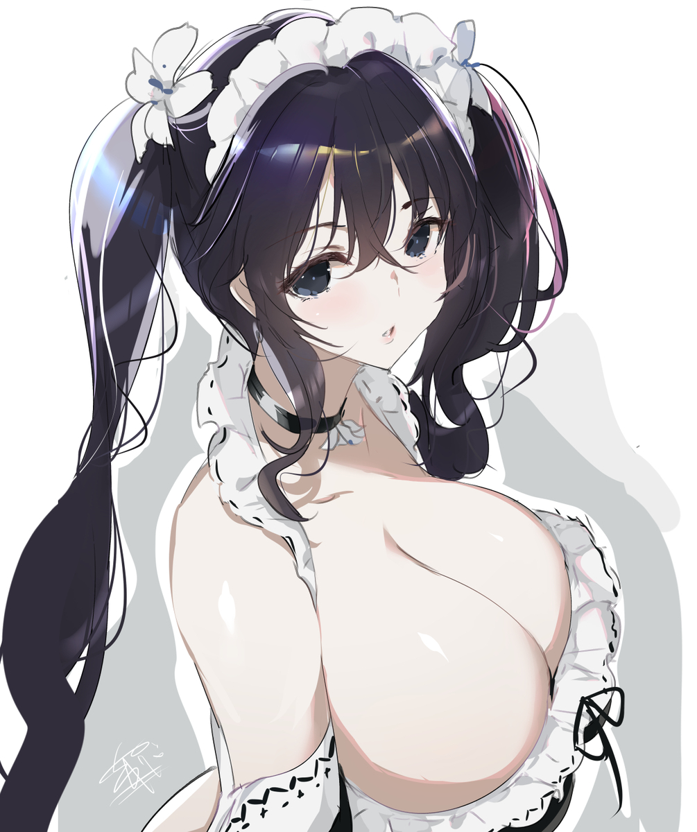 This is a pixiv picture whose title is セクシーメイドさん.
