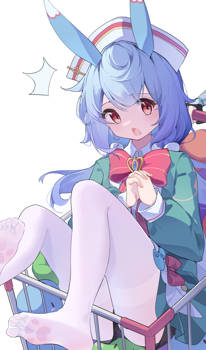 This is a pixiv picture whose title is 小护士没有救护车能用购物车代替嘛?.