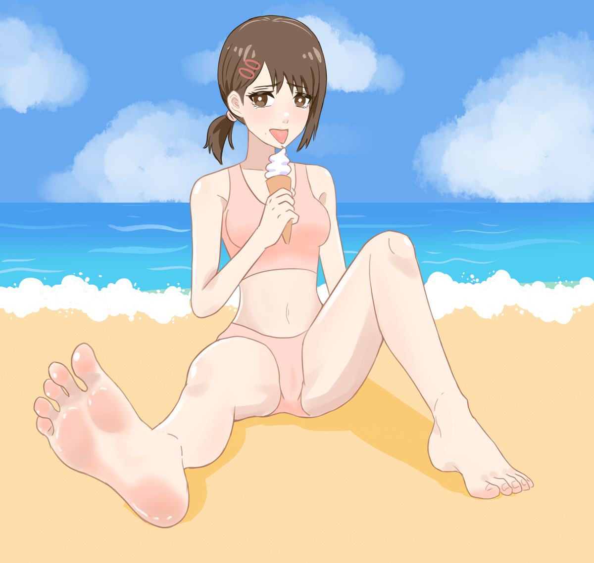 This is a pixiv picture whose title is 额滴冰淇淋！！！.