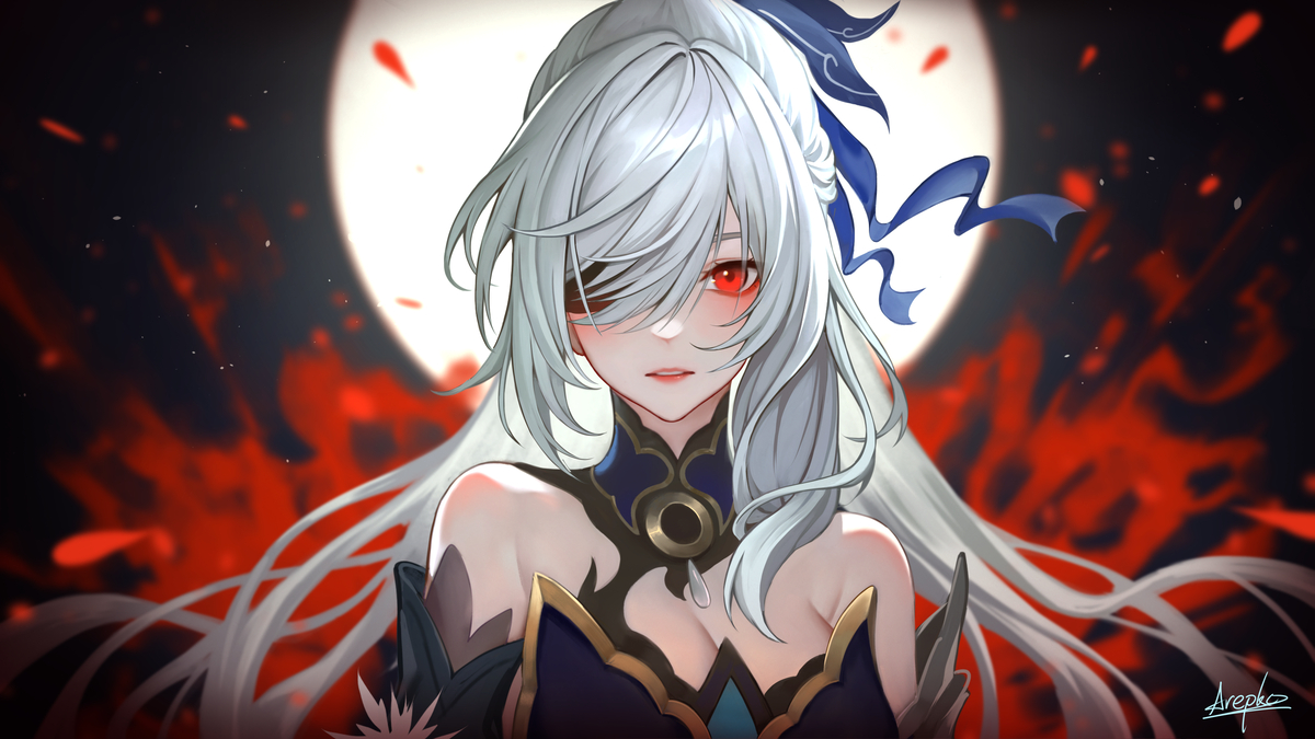 This is a pixiv picture whose title is 鏡流~.