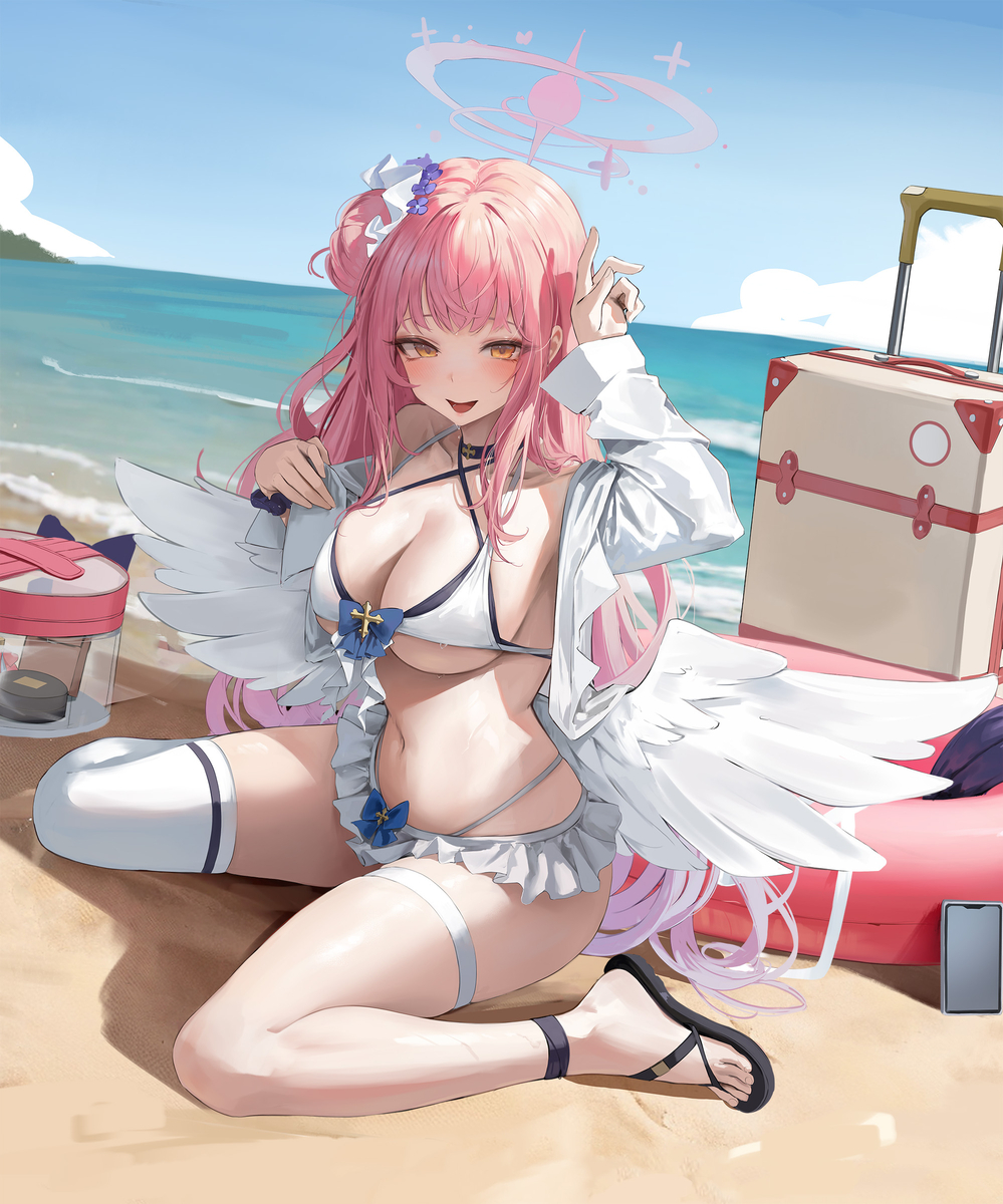 This is a pixiv picture whose title is 聖園ミカ.