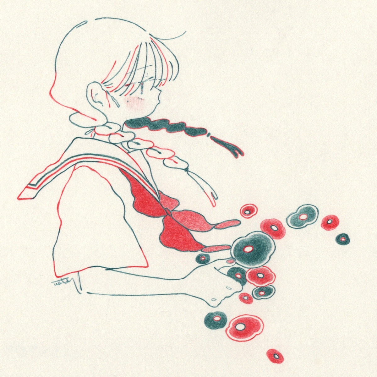 This is a pixiv picture whose title is 想い隠せず.