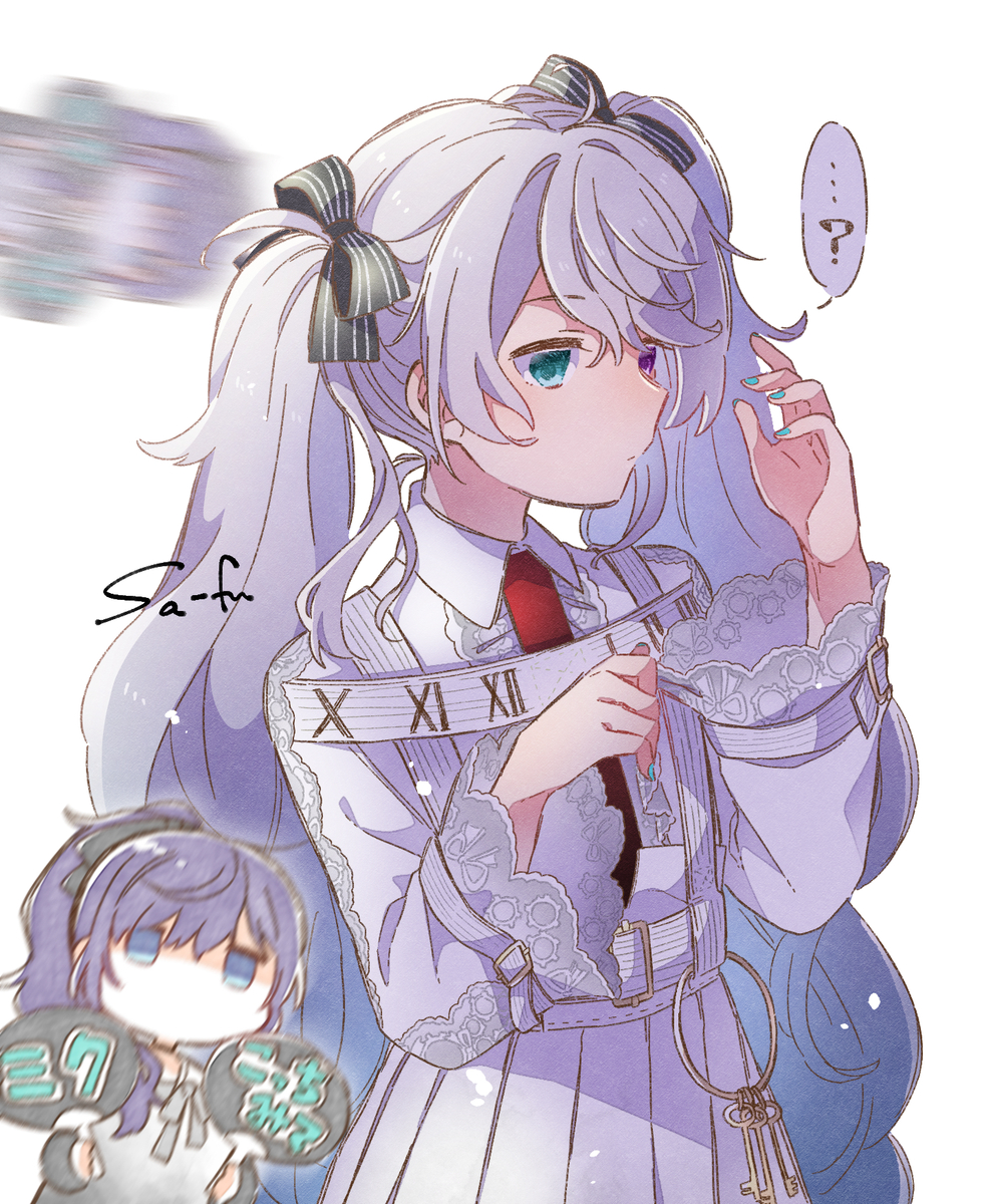 This is a pixiv picture whose title is ニーゴミクしゃん.