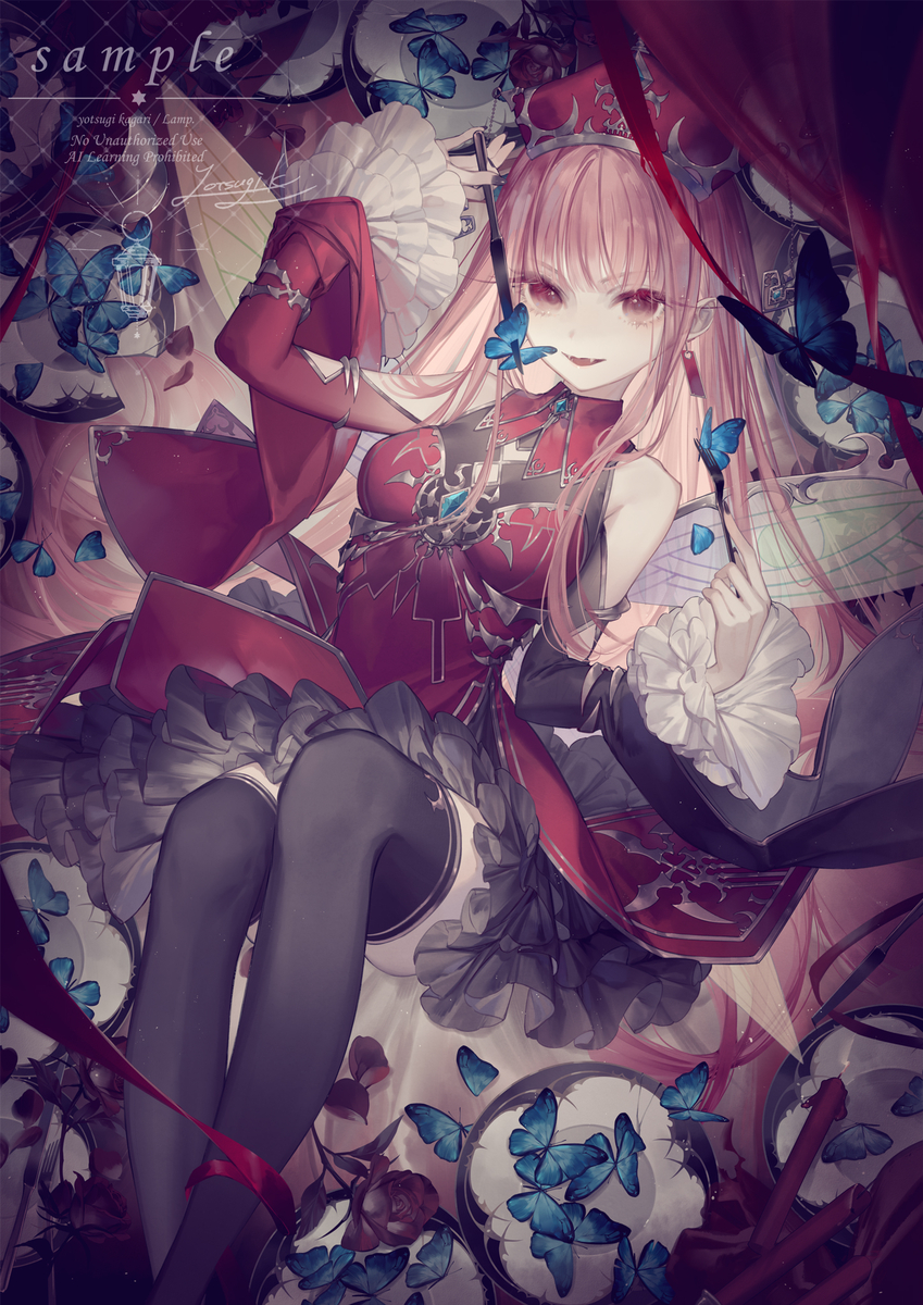 This is a pixiv picture whose title is 【お仕事】紅城メアさん.