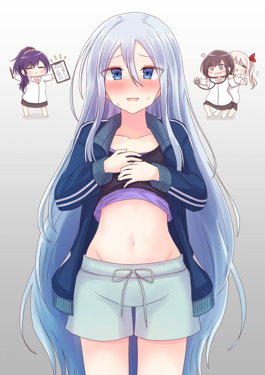 This is a pixiv picture whose title is 25時、健康診断で。.