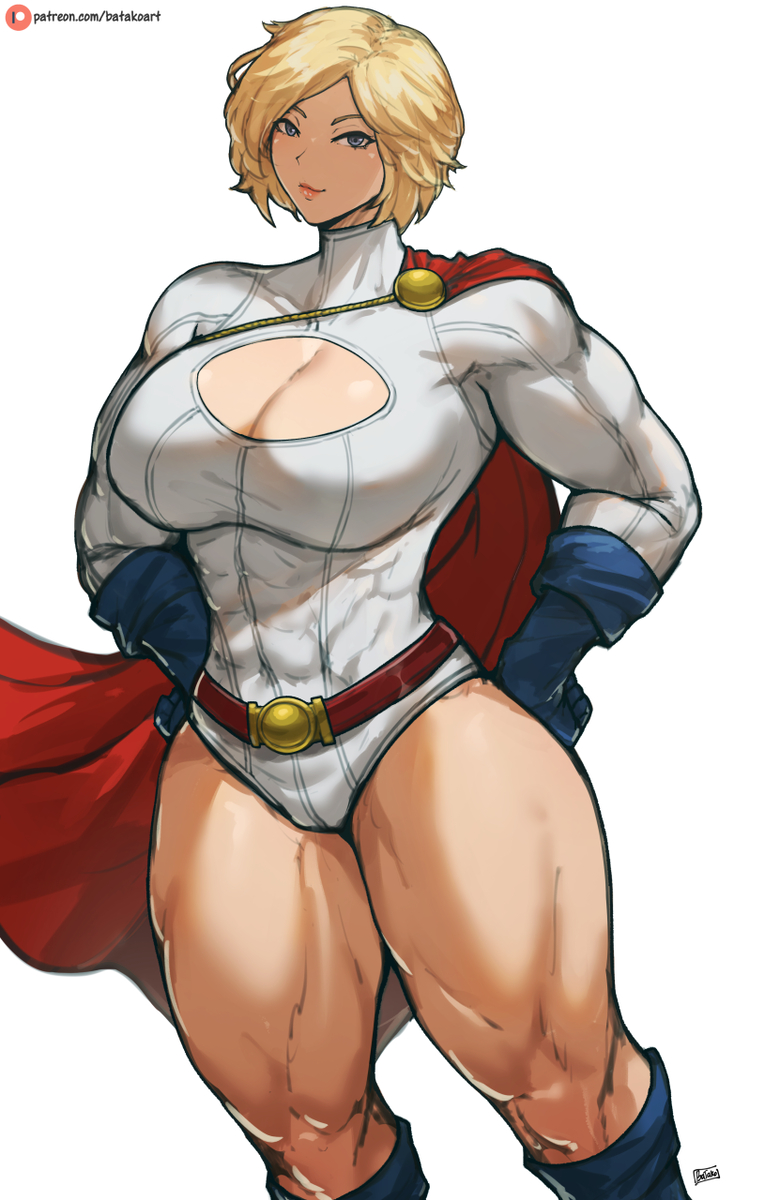 This is a pixiv picture whose title is Power Girl.