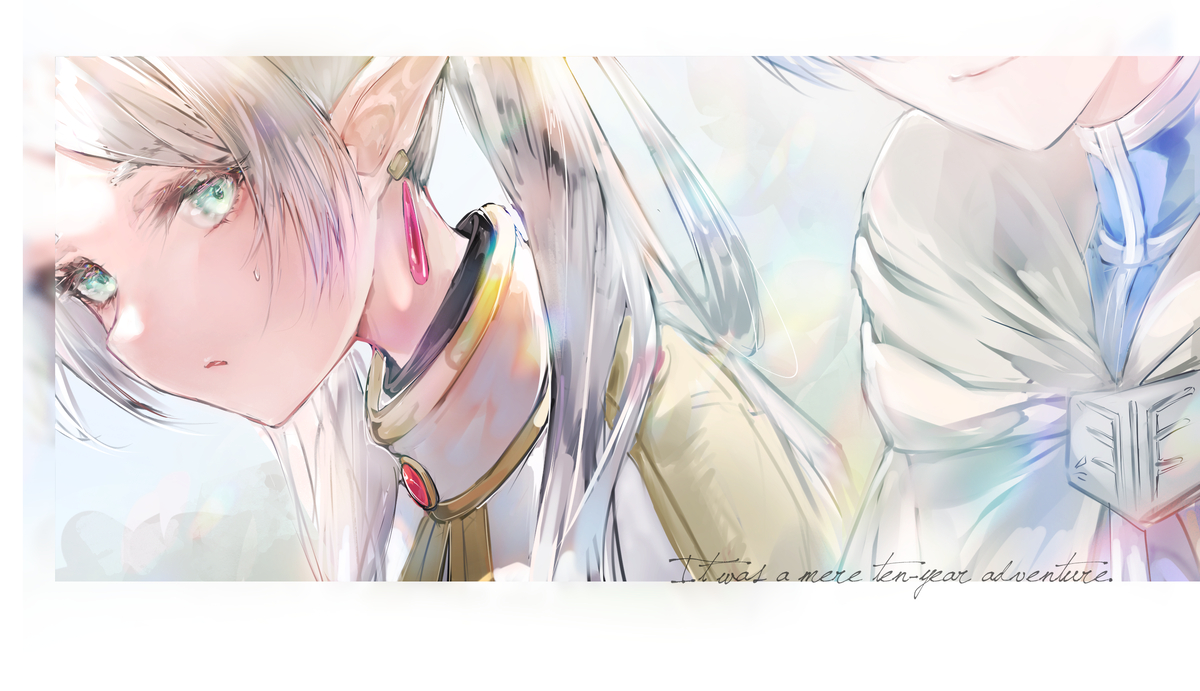 This is a pixiv picture whose title is たった十年.