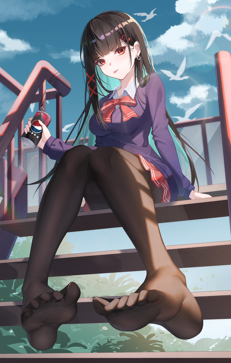 This is a pixiv picture whose title is young girl.