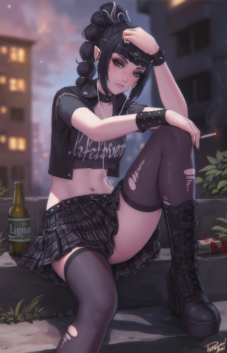 This is a pixiv picture whose title is Shadowheart.