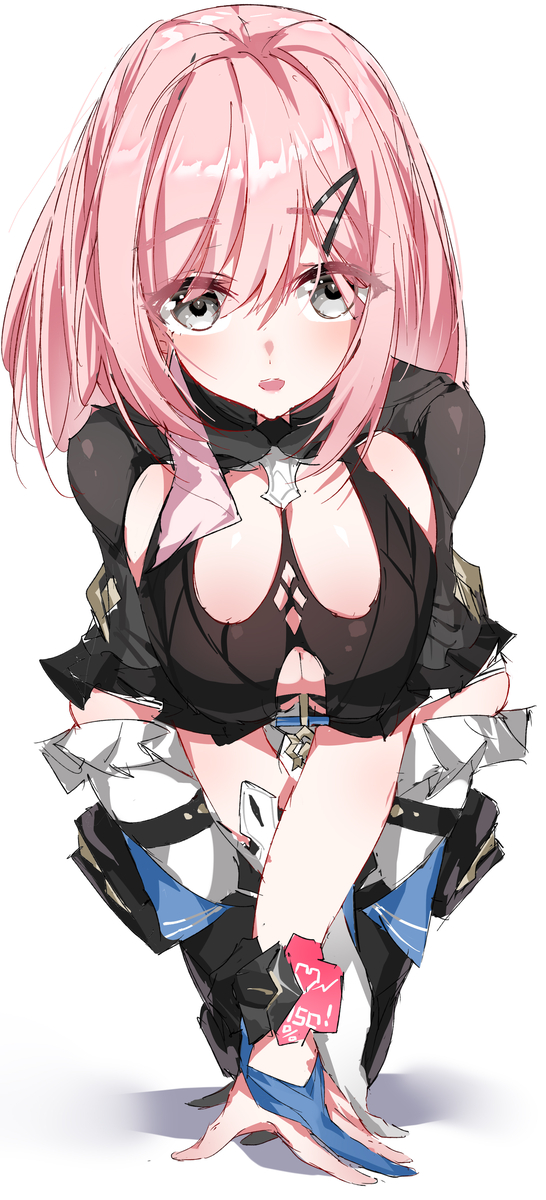 This is a pixiv picture whose title is 缇米朵小可爱，还有戴口罩版本.