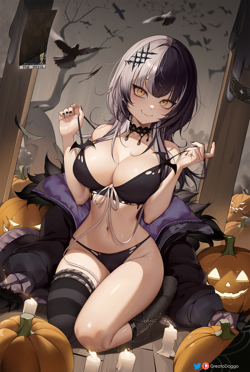 This is a pixiv picture whose title is Begging for candy.
