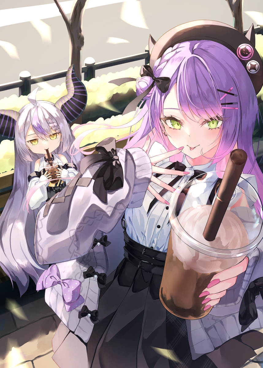 This is a pixiv picture whose title is デート中だったのに….