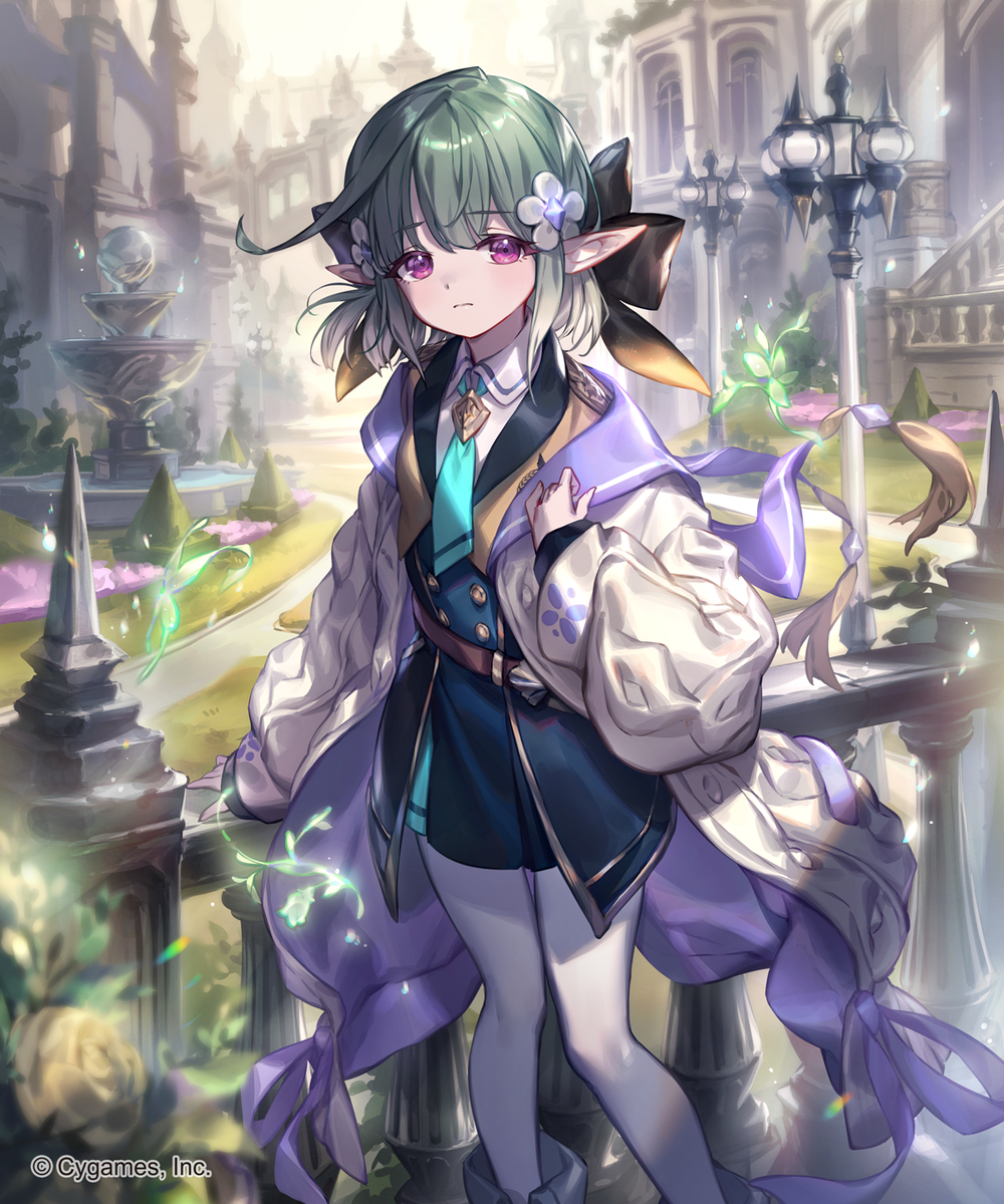 This is a pixiv picture whose title is 【Shadowverse】新緑の新入生・カステル.
