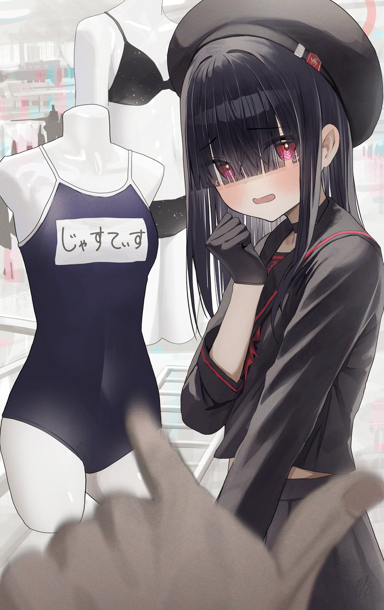 This is a pixiv picture whose title is どれが似合うと思いま……　　　６０日目.