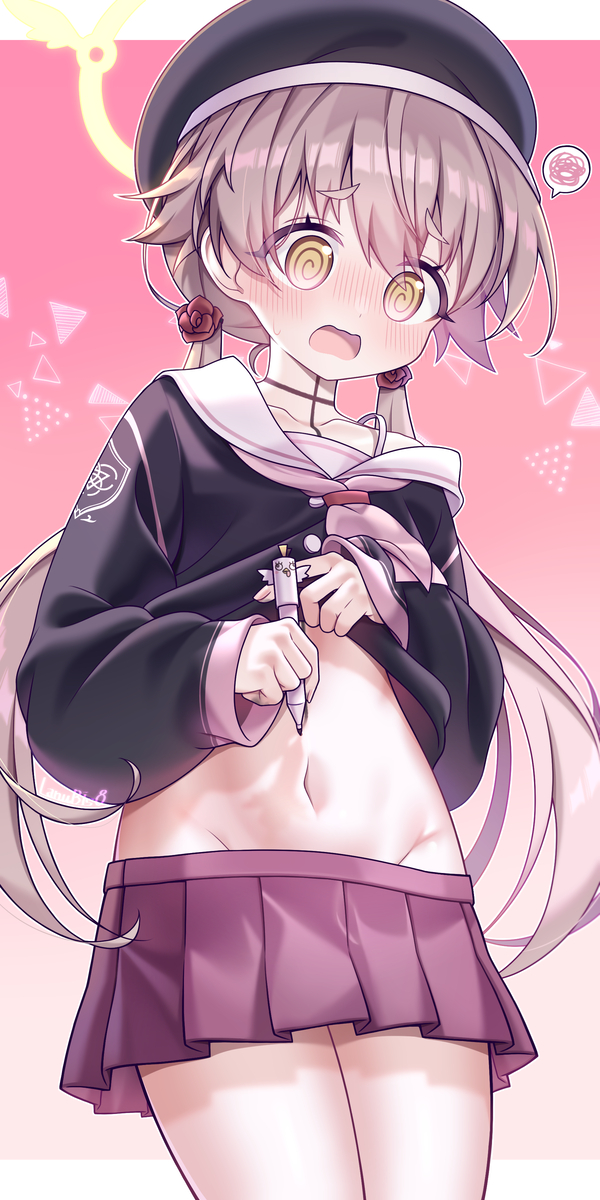 This is a pixiv picture whose title is 「こ、こちらもちゃんと描かなきゃ…」.