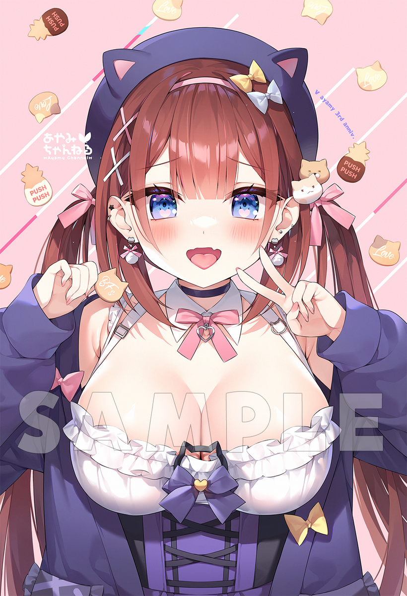 This is a pixiv picture whose title is Vあやみ3周年！.