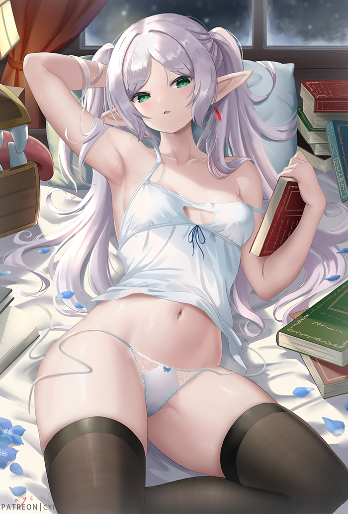 This is a pixiv picture whose title is フリーレン Frieren.