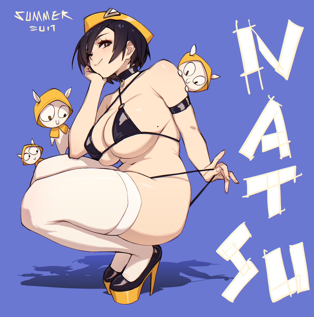 This is a pixiv picture whose title is touch fish.