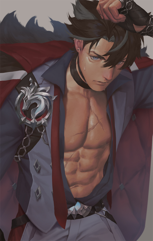 This is a pixiv picture whose title is リオセスリ.