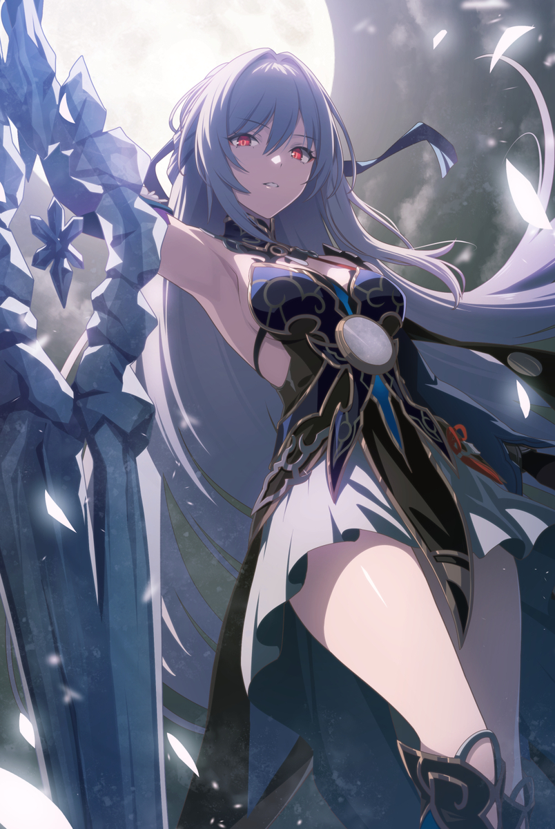 This is a pixiv picture whose title is 鏡流.