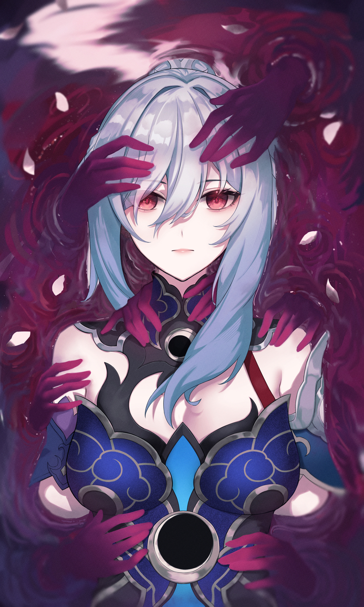 This is a pixiv picture whose title is 鏡流.