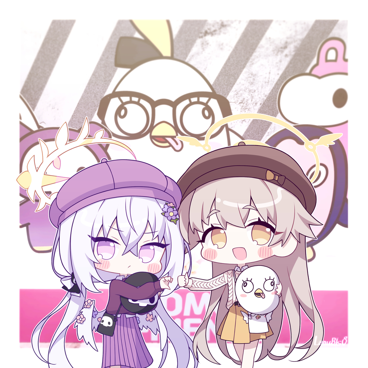 This is a pixiv picture whose title is 💖.