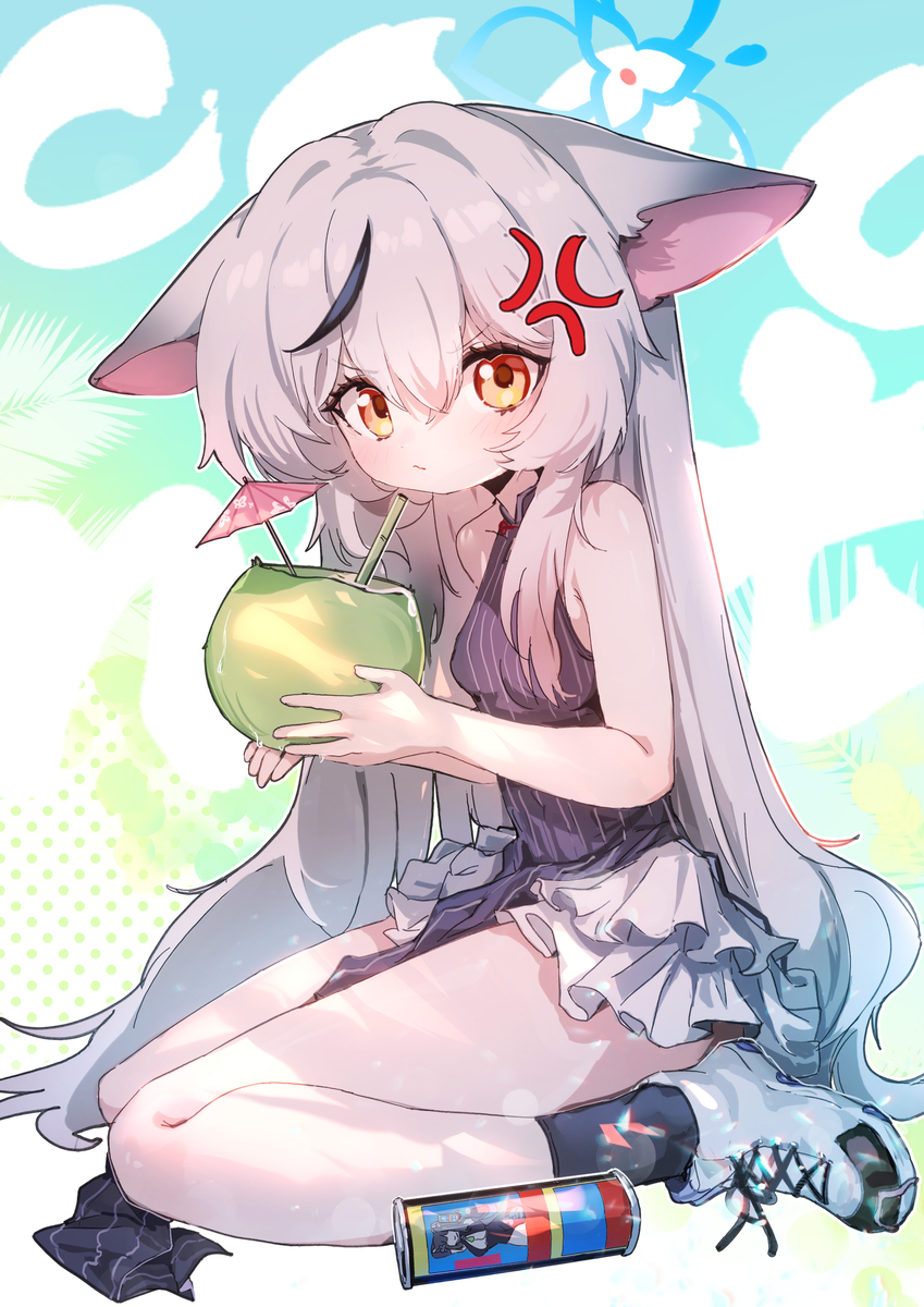 This is a pixiv picture whose title is ココナ和Coconut.