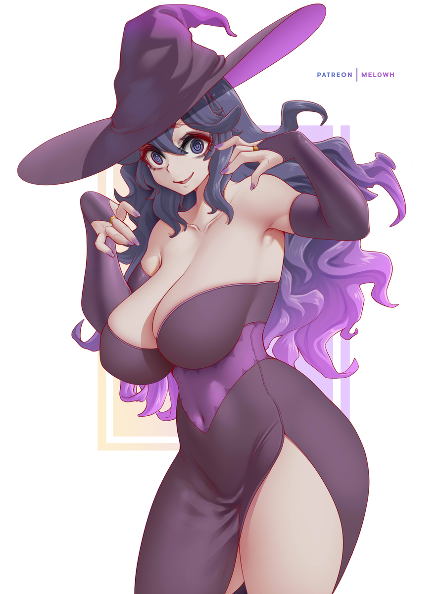 This is a pixiv picture whose title is Witch Hex Maniac.