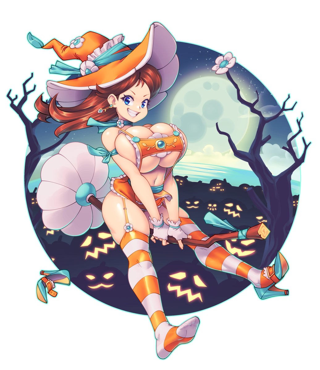 This is a pixiv picture whose title is Witch Daisy.