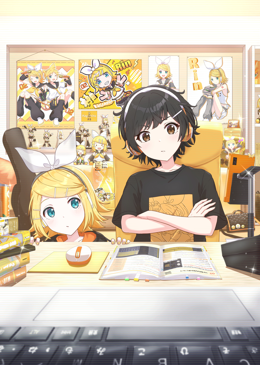 This is a pixiv picture whose title is リンと創作.