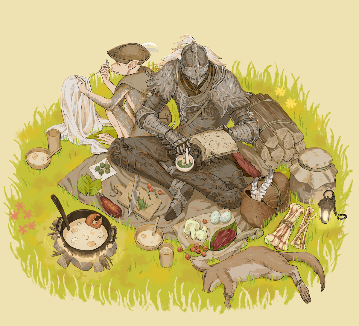 This is a pixiv picture whose title is エルデンらくがきまとめ５.