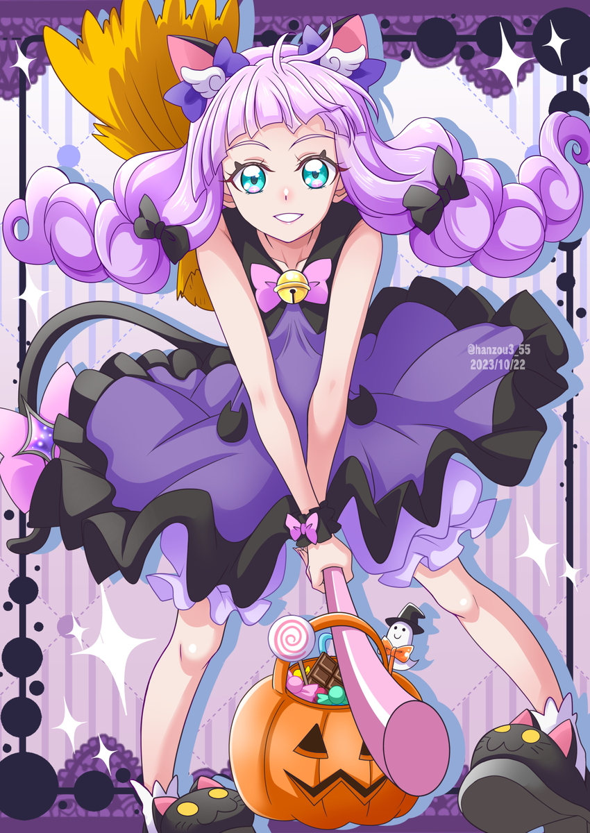 This is a pixiv picture whose title is エルちゃんハロウィン絵.