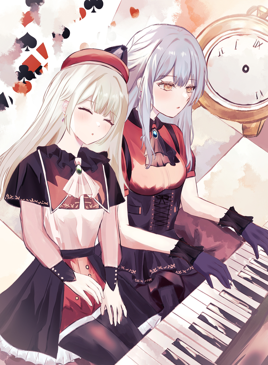 This is a pixiv picture whose title is 月光奏鸣曲.