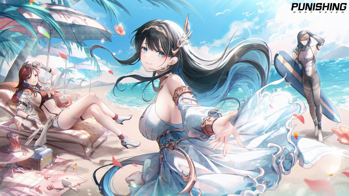 This is a pixiv picture whose title is Summer🌊💙.