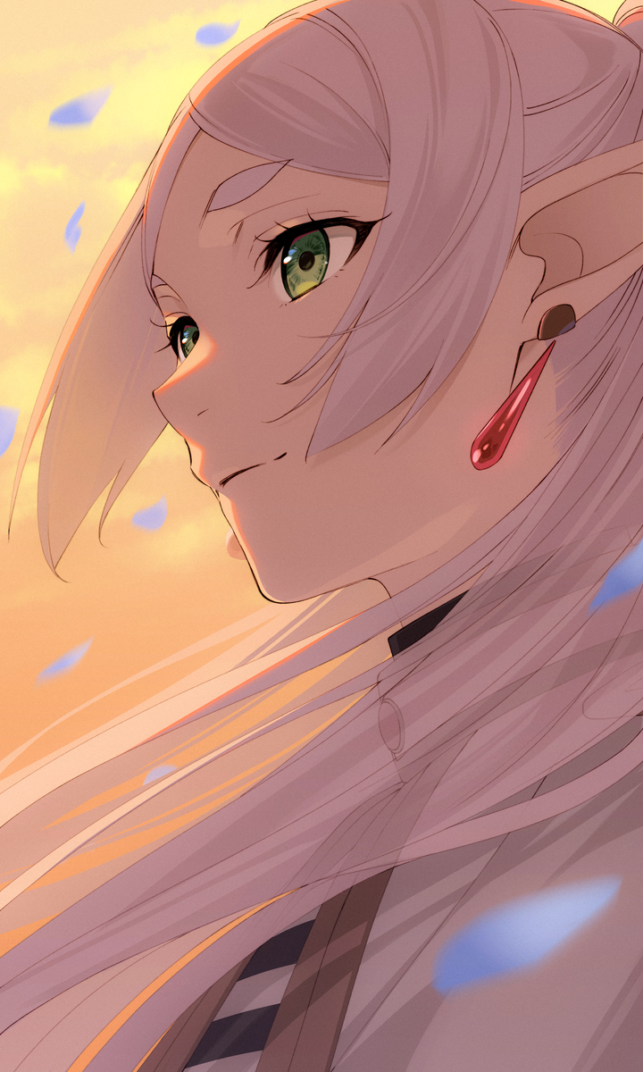 This is a pixiv picture whose title is 蒼月草.
