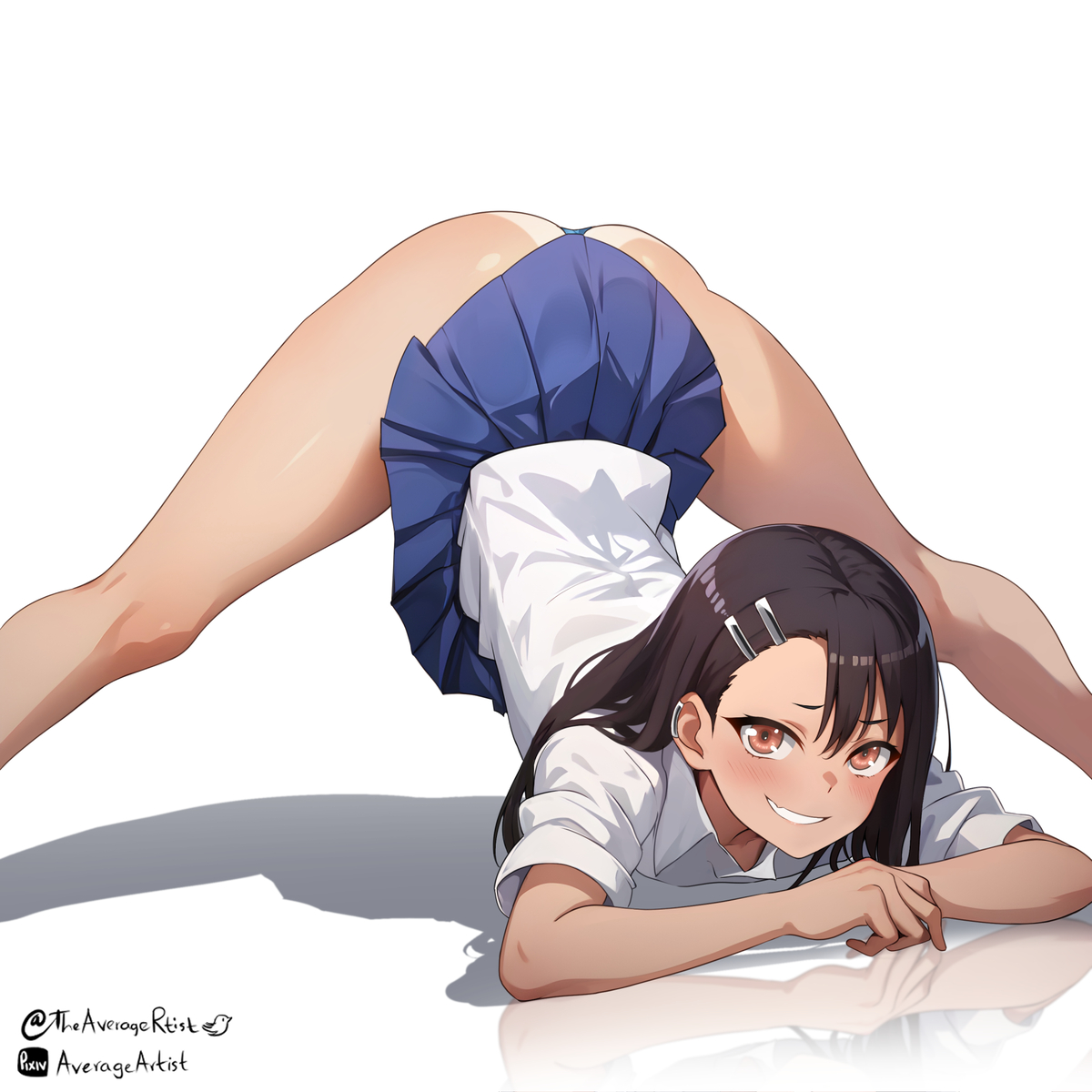 This is a pixiv picture whose title is Nagatoro Jackopose!.