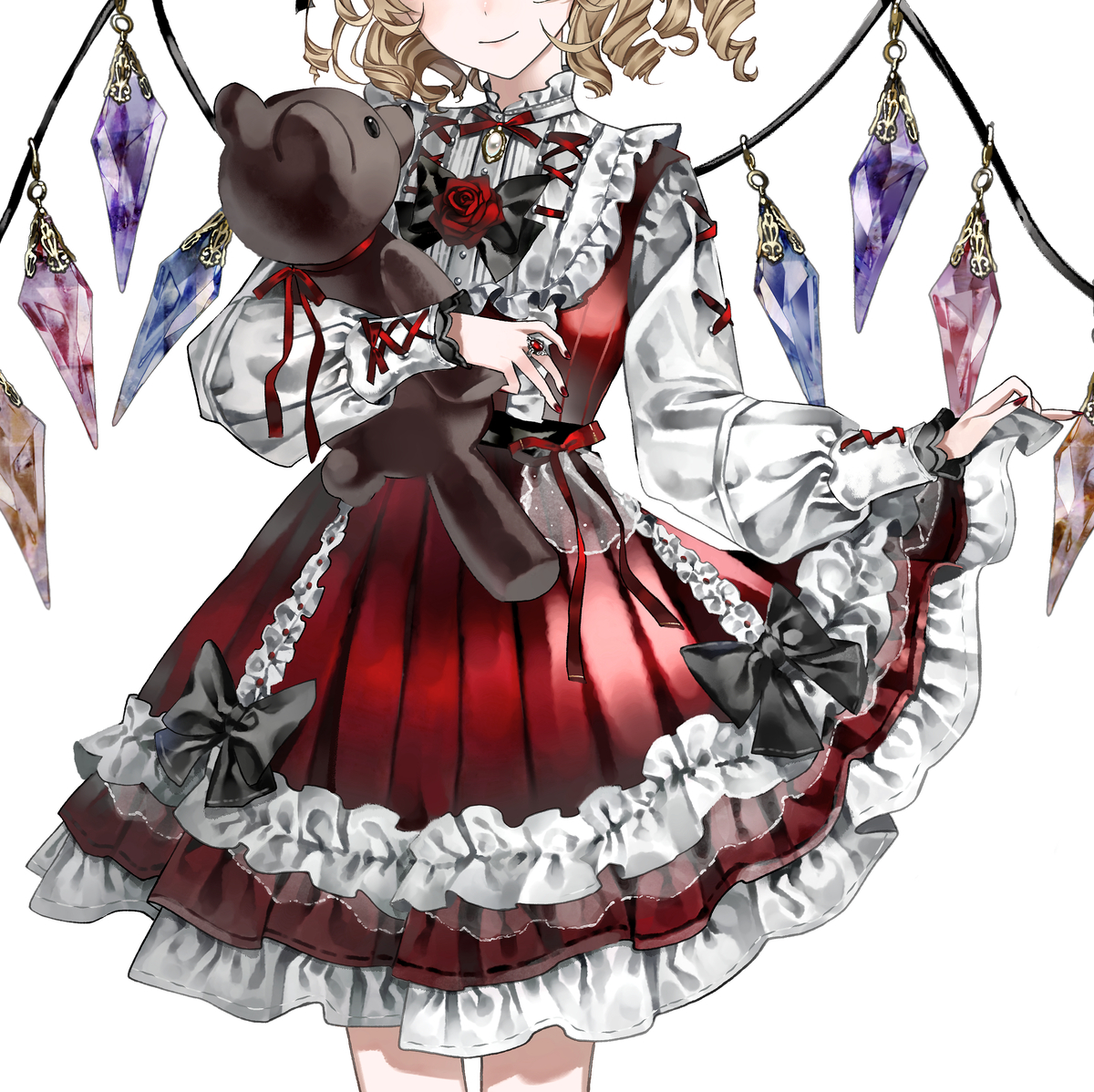 This is a pixiv picture whose title is フランドール wip.