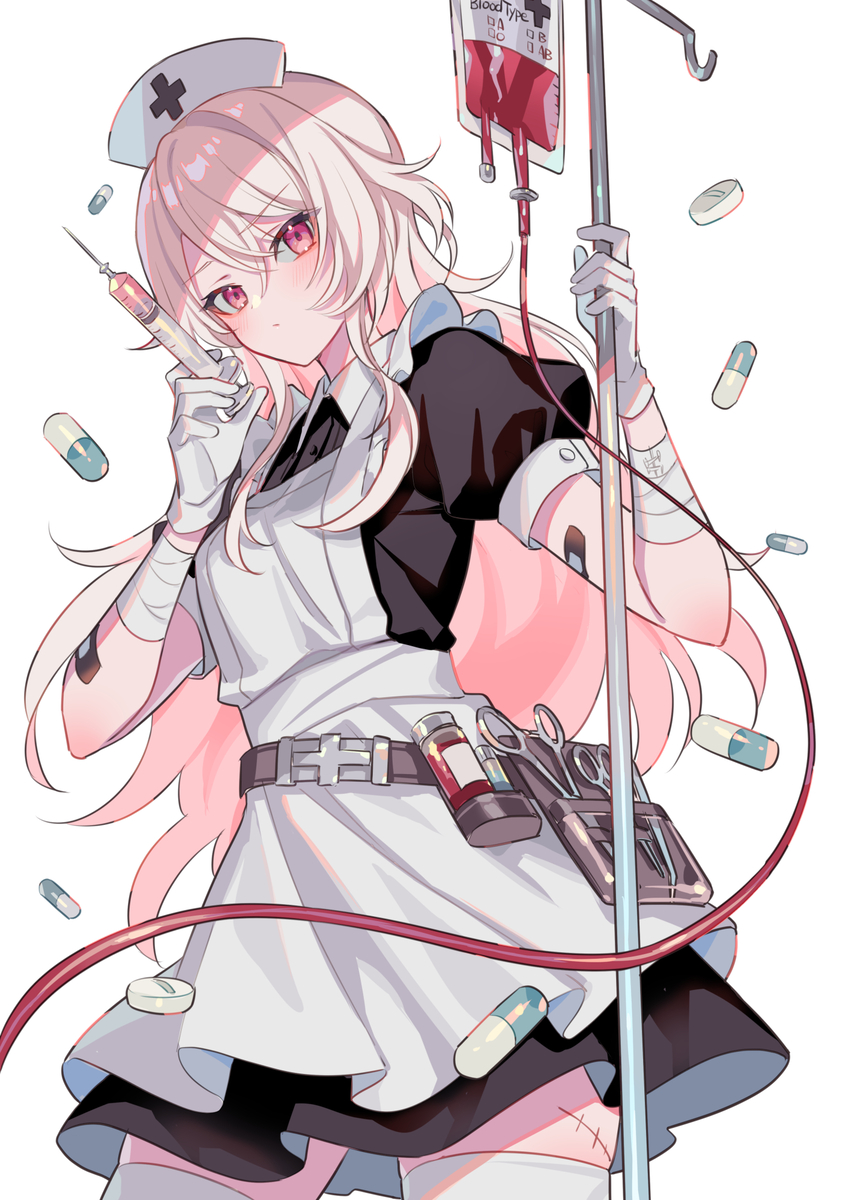 This is a pixiv picture whose title is じっとしていて下さい.
