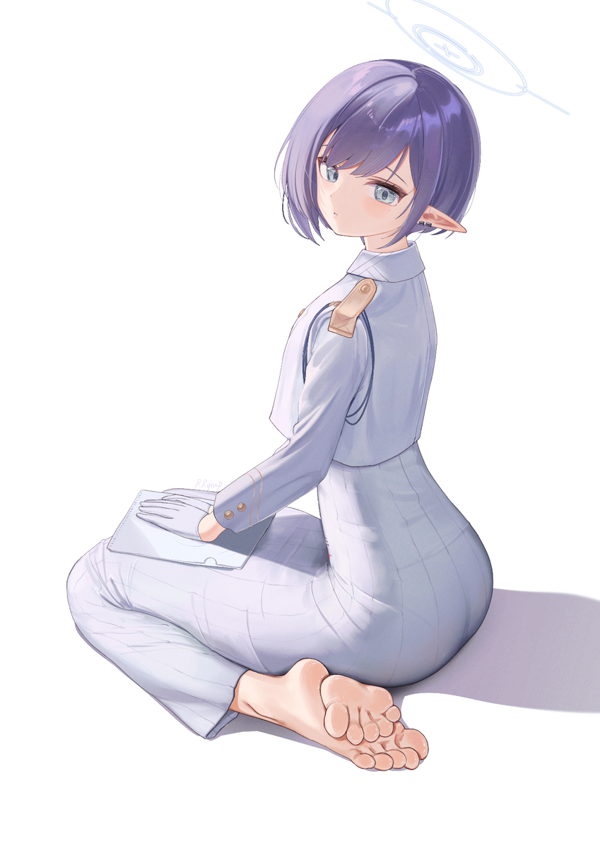 This is a pixiv picture whose title is ２３日目　アオイ.